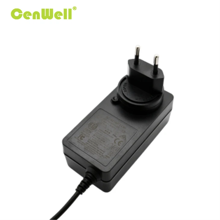 Interchangeable EU US UK AU Plug AC DC Adapter